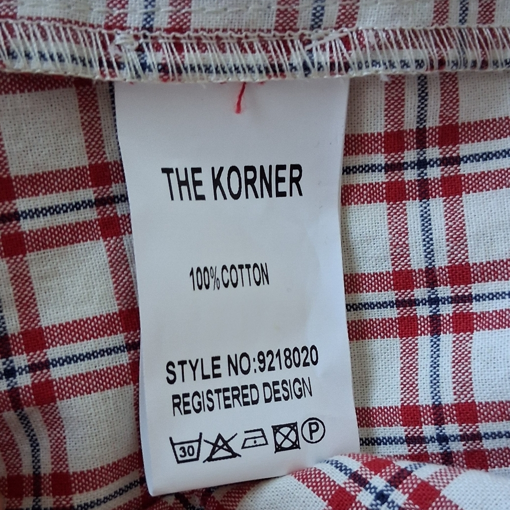 Anthropologie The Korner Plaid Check Button Up Top - Picture 11 of 13